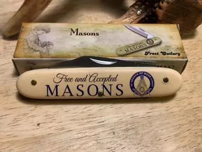 Frost Cutlery Novelty Mason 3 3/8  Pocket Knife FNMAS2 • $10.98