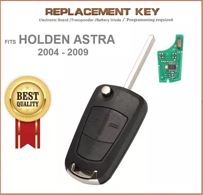 Transponder Complete Remote Control Car Key Fob  Fits HOLDEN ASTRA H 2005 - 2009 • $24.98