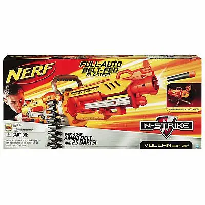 Nerf Vulcan EBF-25 Dart Blaster Discontinued Aussie Version Auto NStrike Toy Gun • $749.95