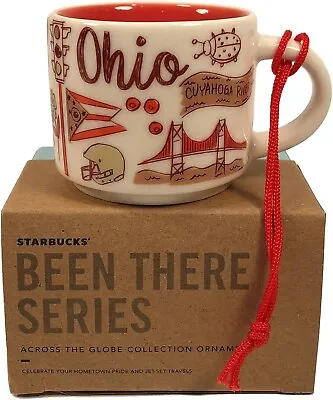 Ohio Starbucks Been There Collection Ceramic Coffee Demitasse Ornament Mug 2 Oz • $27.99