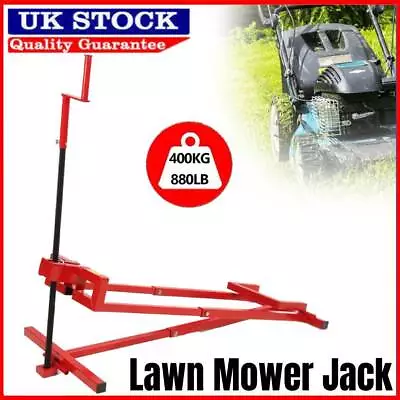 Lawn Mower Lifter Ride-On Garden Tractor Maintenance Lifting Jack Tilting 400 Kg • £60.15