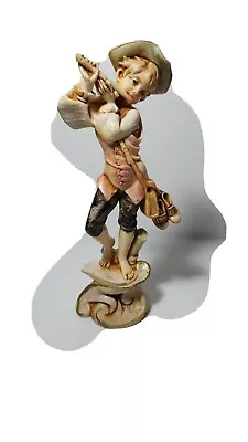 Vintage Fontanini Depose Italy Figurine Boy Flutist #279 • $29.99