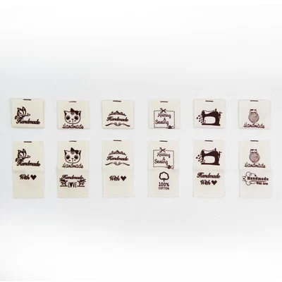 $3.25 • Buy 100Pcs Personalized Craft Labels Sew In Fabric Clothing Labels Loop Labels Tags