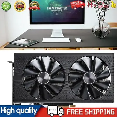 RX 580 8GB Graphics Card Dual HDMI-Compatible/ DVI/ Dual DP Ports For Gaming • $164.99