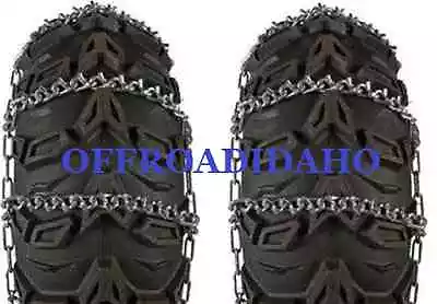 $67.83 • Buy Atv Tire Snow Ice Chain Chains 9 V Bar 25x8-12 25x8x12 25 8 12 Front Tire Tires