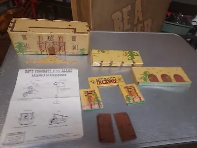 Vintage Marx Davy Crockett Alamo Play Set Fort Tin PARTS SOME SEALED UNUSED • $29.99