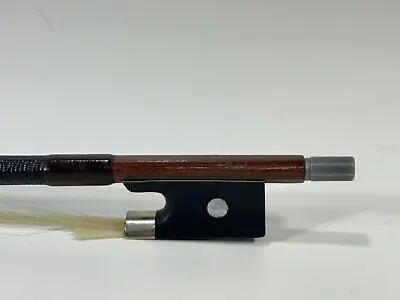 Vintage Rare Karl Beck 4/4 Violin Bow Silver Mounted With Mother-Of-Pearl Slide • $399.89