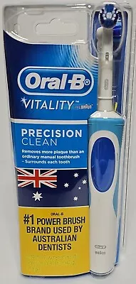 Oral B Vitality Precision Clean Electric Toothbrush With 2 New Refills • $42.90