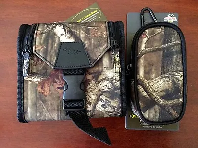 Mossy Oak Binocular & GPS Case Combo Break Up Infinity Pattern Pack Hunting Fish • $36.95