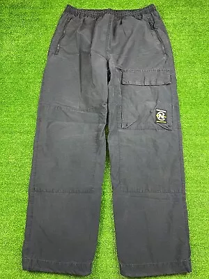 Vintage Nautica Competition Nylon Snow/Water Pants Mens Large Navy Thigh Pockets • $24