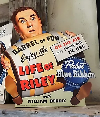 1940's Pabst Blue Ribbon Beer Counter Display 11x17 William Bendix Riley Replica • $29.99