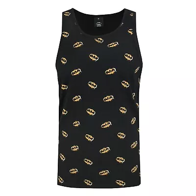 Batman Mens Stencil All-Over Print Vest (NS6411) • $28.23