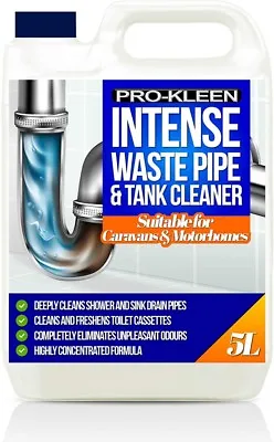 ProKleen Intense Waste Pipe + Tank Cleaner For Caravans Motor Homes Deep Clean • £46.95