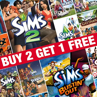 £5.89 • Buy The Sims Gaming Life Simulation Game Poster Home Room Decor Wall Art A2 A3 V1