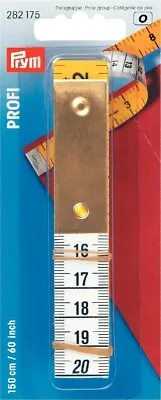 Prym Professional Tape Measure + Metal Plate 150cm/60  Tailors Dressmaker 282175 • £4.75