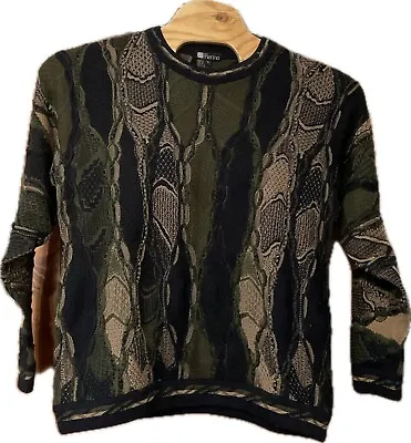 VTG Purely Merino Wool Coogie Style Sweater Austrailia Biggie Smalls Large • $49.99