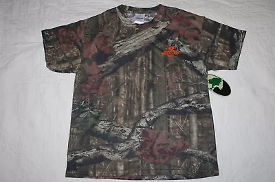 Boys S/S T-Shirt MOSSY OAK BREAK-UP INFINITY Brown WOODSY CAMO Green SIZE M L XL • $14.99