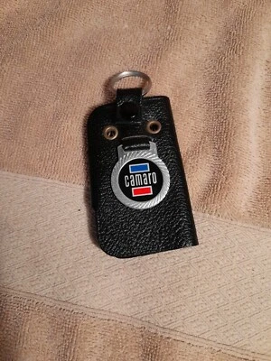 $27.99 • Buy Vintage Chevrolet Camaro Leather Keychain Multi Key Case Made In Canada 🍁 