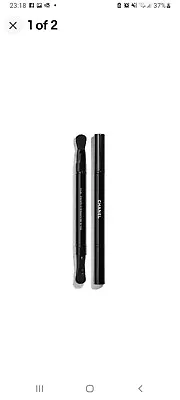 £15 • Buy LES PINCEAUX DE CHANEL EYESHADOW BRUSH No 200 DUAL-ENDED CHANEL BRAND NEW IN BOX