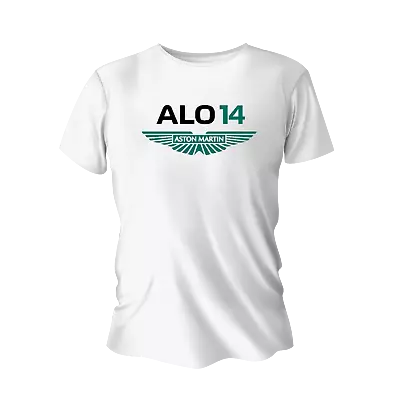 T-shirt Formula One F1 2023 Number 14 Fernando Alonso Aston Martin F1 Alo 14 • $30