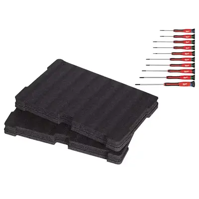 Precision Screwdriver Set With PACKOUT Tool Box Customizable Foam Insert (11-Pie • $62.85