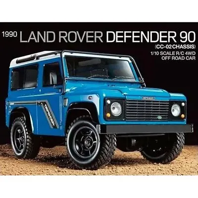 Tamiya RC 58700 1990 Land Rover Defender 90 CC-02 1:10 RC Model Car Assembly Kit • £266.95