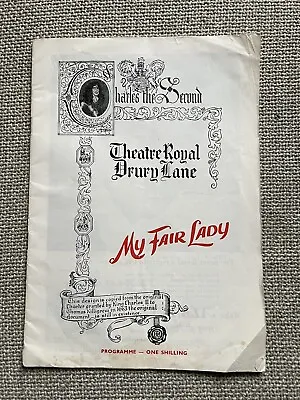 Drury Lane Theatre Programme 1950’s My Fair Lady. • £5