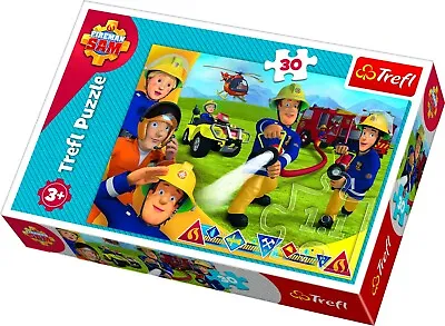 £6.99 • Buy Trefl 30 Piece Kids Fireman Sam Ready To Help Big Pieces Floor Jigsaw Puzzle NEW