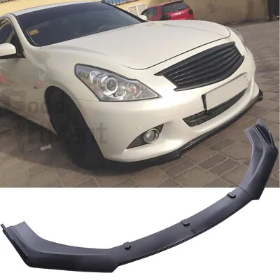 For Infiniti G37 G35 Coupe Sedan Matte Black Front Bumper Lip Spoiler Splitter • $79.17