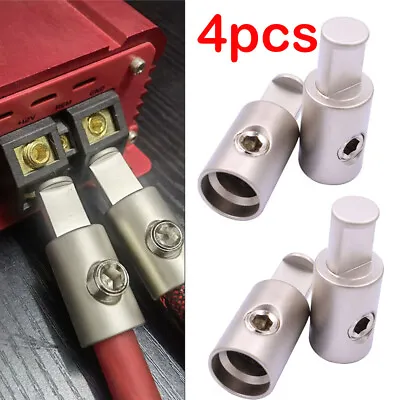 Car Audio AMP 1/0 Gauge Power Ground Wire Pin AWG Terminal Input Wire Reducer X4 • $11.76