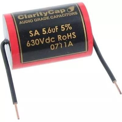 ClarityCap SA 5.6uF Film Capacitor 630V Audio Grade 5.6 Mfd Clarity Cap • $8.95