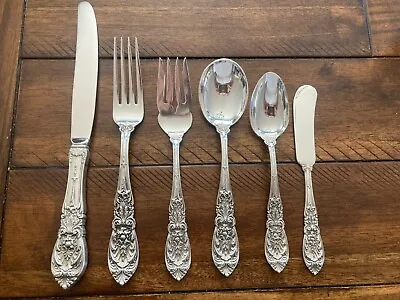 $286.99 • Buy Gorgeous Heavy 6 Pc International Sterling Richelieu Silver Place Setting