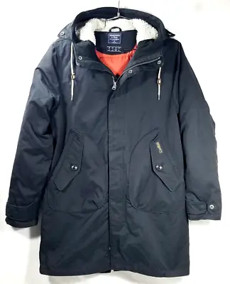 Abercrombie & Fitch Down Lined Parka M51 Military Winter Jacket Insulated Hood M • $64.99