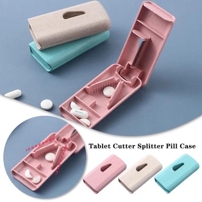 $2.62 • Buy Pill Cutter Divider Tablet Cutter Splitter Pill Case Storage BoxHolder G5A2 A5X2