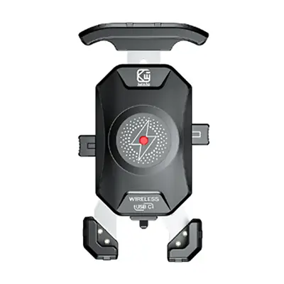 15W Motorcycle Cell Phone Holder Wireless Charger Mount Stand Handlebar Bracket • $35