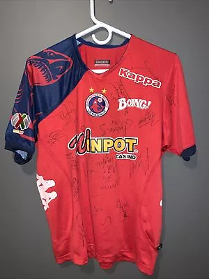 Match Worn Tiburones Rojos De Veracruz Mexico Kappa Soccer Jersey Shirt • $100