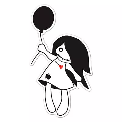 Voodoo Doll Balloon Sticker • $3.96