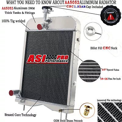 ASI Radiator For Massey Ferguson 135 20 2135 897188M91 1660499M92 194275M93 • $159