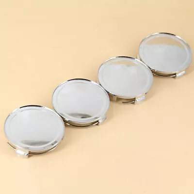 NEW US 4X 76MM Silver Wheel Center Caps Universal Rim Chrome Hub Cap No Logo • $13.89