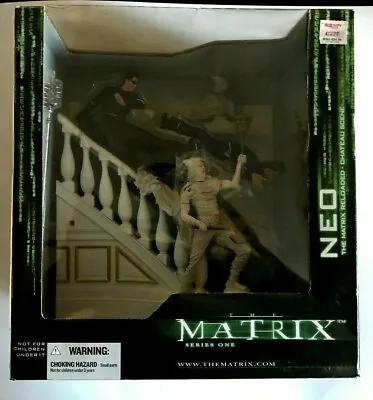 Vintage Matrix Reloaded Movie Neo Chateau 2 Figure Deluxe Box Set Mcfarlane New • $79.99