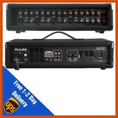 Pulse PMH200 4 Channel PA Pulse PMH200 Power Mixer Amplifier Amp | DJ | Disco • £105