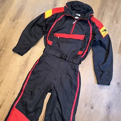 The North Face Ski Suit One Piece Snowsuit Snow Bib Gore Tex Vtg 80s Mens Medium • $199.99