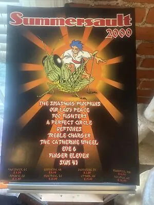 Summersault 2000 Concert Poster Foo Fighters Smashing Pumpkins Our Lady Peace  • $35