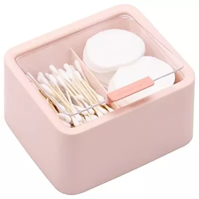 Qtips Storage Organizer 2 Grids Separate Cotton Swabs Dispenser Qtips Holder Bat • $15.80