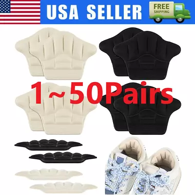 Heel Grips For Loose Shoes Heel Cushion Pads No-Slip Shoe Inserts Half Wholesale • $3.99