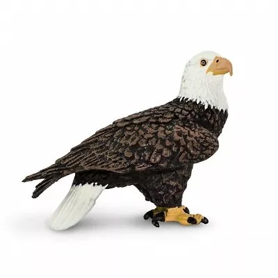 Bald Eagle 2.5  L X 2  H Wings Of The World Plastic Figure #291129 Safari Ltd. • $12.25