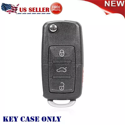 For Volkswagen VW Mk4 MK5 Beetle Golf Jetta Passat Flip Car Key Fob Shell Case • $9.99