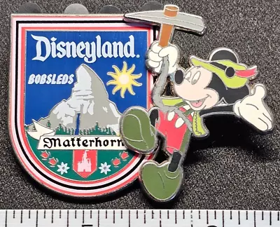 2012 Disney Parks Disneyland Resort Matterhorn Bobsleds With Mickey Mouse Pin • $24.95