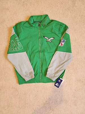 Philadelphia Eagles Starter Windbreaker Jacket Kelly Green- New W/ Tags XXL • $245