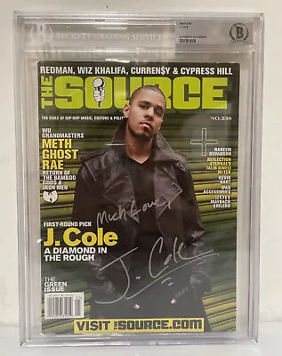 J Cole Signed Autographed The Source Magazine Rapper GOAT Rare Beckett Slabbed • $999.99